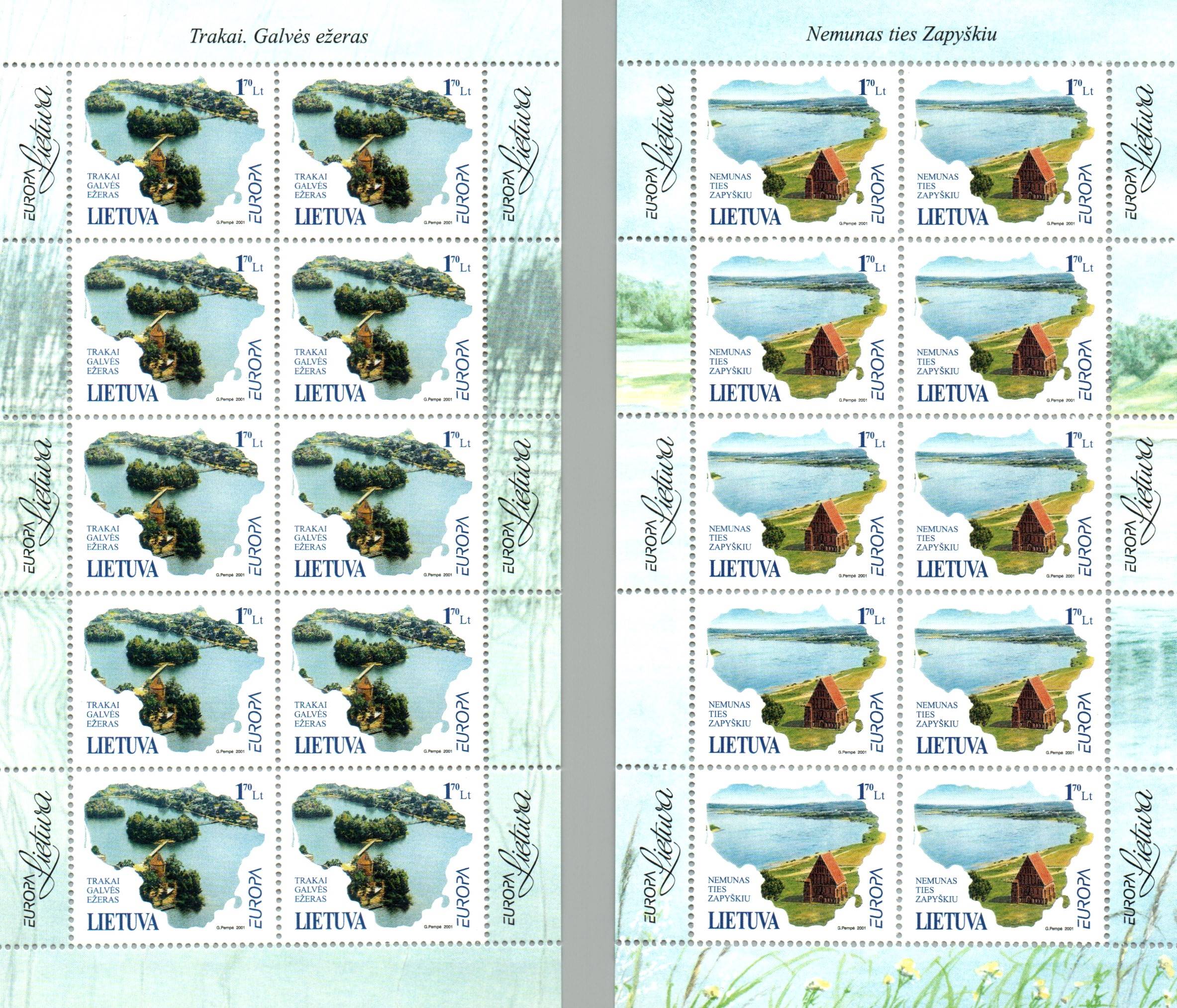 Baltic States Scott 691-2 